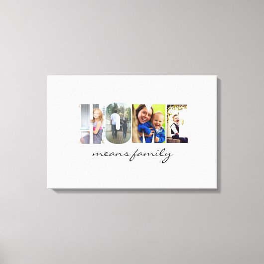 写真のホーム キャンバスプリント (正面)