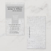 写真のホールダーのヴィンテージのモダンでシンプルなミニマル 名刺 (正面/裏面)