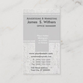 写真のホールダーのヴィンテージのモダンでシンプルなミニマル 名刺