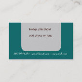 写真のホールダー|の不動産業者|の不動産 名刺 (裏面)