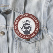 写真のボタンカスタムを好き（巨大） 缶バッジ (インサイチュ)