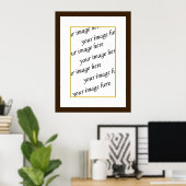 写真のポスター枠 ポスター (ホームオフィス)