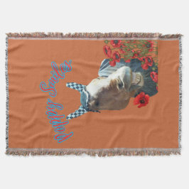 写真のポピースマイル スローブランケット