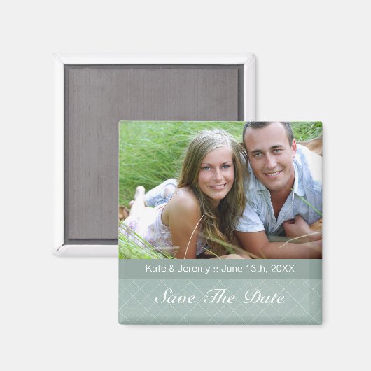 写真のマグネットの結婚日付を保存 マグネット (正面/裏面)