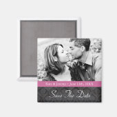 写真のマグネットの結婚日付を保存 マグネット (正面/裏面)