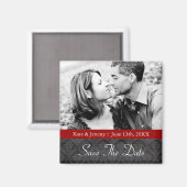 写真のマグネットの結婚日付を保存 マグネット (正面/裏面)