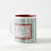 -写真のマグ樺の木の生存 ツートーンマグカップ (正面左)