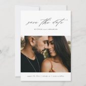 写真のミニマルスクリプト セーブザデート (正面)