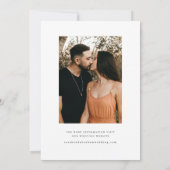 写真のミニマルスクリプト セーブザデート (裏面)