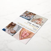 写真のメリークラス誕生金ゴールド 箔シーズンカード (回転した状態)