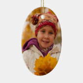 写真のメリークリスマスの祖母のオーナメントの赤 セラミックオーナメント (右)