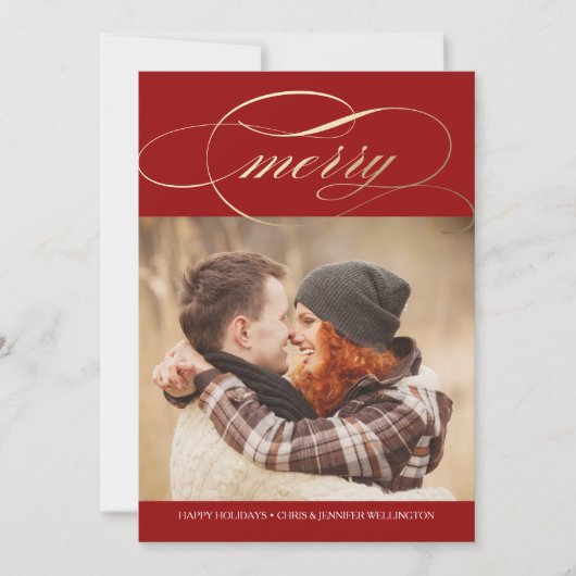 写真のメリースクリプト シーズンカード (正面)