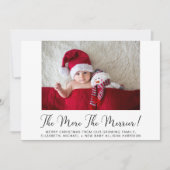 写真のメリー新生児 シーズンカード (正面)