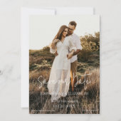 写真のモダンスクリプト セーブザデート (正面)