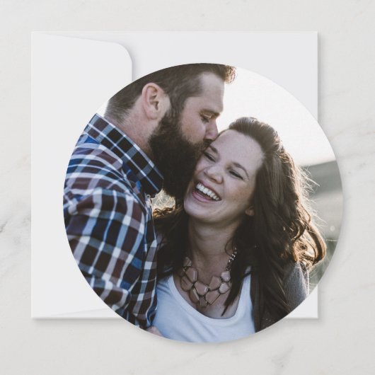 写真のモダン金ゴールドブルゴーニュの結婚式は日付を保存 セーブザデート (裏面)