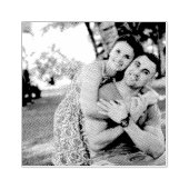 写真のラバー結婚スタンプをカスタマイズ追加する ラバースタンプ (インプリント)