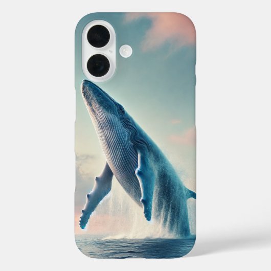 写真のリアルなクジラのブリーチング Case-Mate iPhoneケース (裏面)