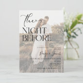 写真のリハーサル結婚ディナーの前夜 招待状 (スタンド正面)