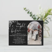 写真のリハーサル結婚ディナー前の夜 招待状 (スタンド正面)