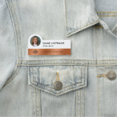 写真のロゴお洒落フェイクは白銅お洒落 名札 (インサイチュ)