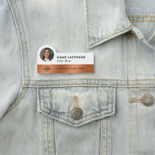 写真のロゴお洒落フェイクは白銅お洒落 名札 (インサイチュ)