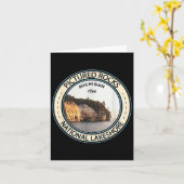 写真のロックスナショナルレイクショアミシガンバッジV カード (黄色い花)