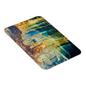 写真のロックスナショナルレイクショア抽象芸術 マグネット (右側)