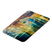 写真のロックスナショナルレイクショア抽象芸術 マグネット (左側)