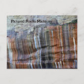 写真のロックスミシガン国立湖畔 ポストカード (正面)