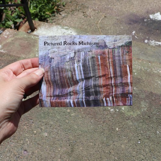 写真のロックスミシガン国立湖畔 ポストカード