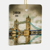 写真のロンドンイギリスヨーロッパ旅行記念品を所有するため セラミックオーナメント (右)