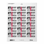 写真のヴィンテージ結婚ハニーサックルのマスク ラベル (フルシート)