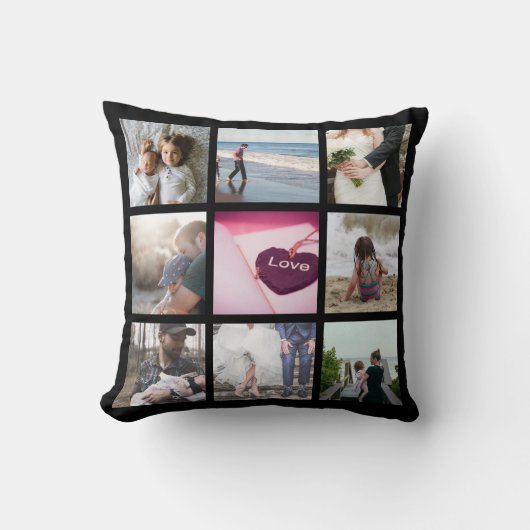 写真の一角ギフト クッション (正面)