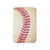 写真の上のヴィンテージの野球の終わり バスマット (正面縦)