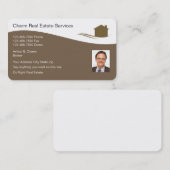 写真の不動産の名刺 名刺 (正面/裏面)