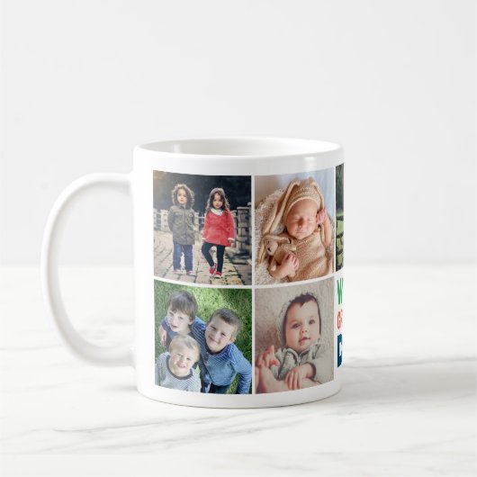 写真の世界で最も大きいパパのアップロード コーヒーマグカップ (左)