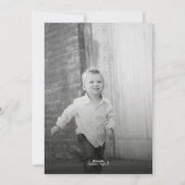 写真の両面機が付いている(ユダヤ教)メノラーのハヌカーモダンなカード シーズンカード (裏面)