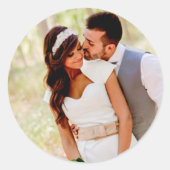 写真の丸いステックラシックカーの追加 ラウンドシール (正面)