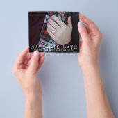 写真の予算日付の保存 チラシ (手)