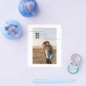 写真の予算日付の保存 チラシ (シングル)