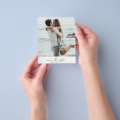 写真の予算日付の保存 チラシ (手)