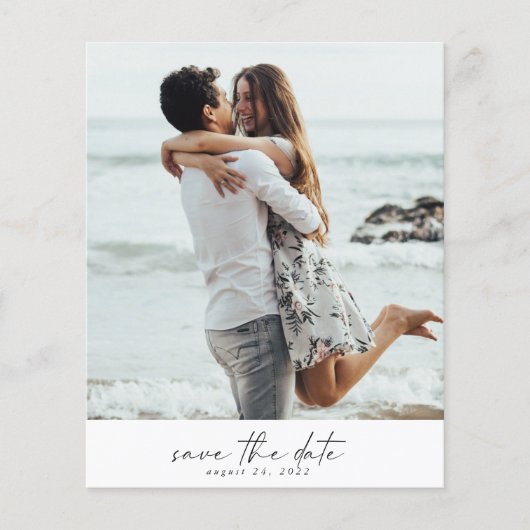 写真の予算日付の保存 チラシ (正面)