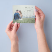 写真の予算日付の保存 チラシ (手)