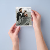 写真の予算日付の保存 チラシ (手)