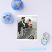 写真の予算日付の保存 チラシ (シングル)