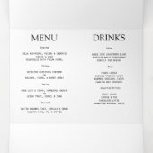 写真の予結婚算セットの招待。 三つ折り招待状 (内部中)