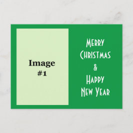 写真の休日のクリスマスの挨拶はがき シーズンポストカード