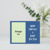 写真の休日のクリスマスの挨拶はがき シーズンポストカード (スタンド正面)