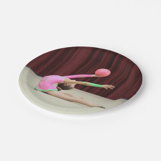 写真の体操の紙皿のパーティーの供給 ペーパープレート (アングル)