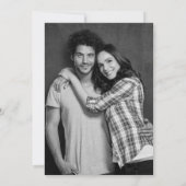 写真の保存日付、インディアン結婚、黒、金ゴールド セーブザデート (裏面)